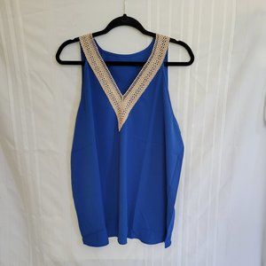 Women's V-Neck lace tank top